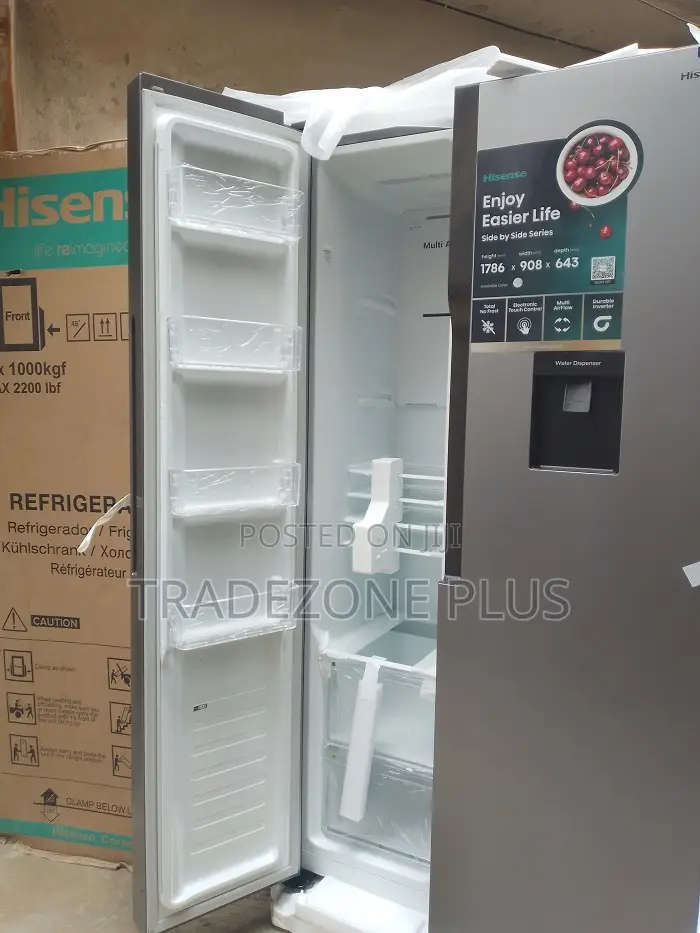 Hisense Rc-67ws Stylish Functional Side Refrigerator