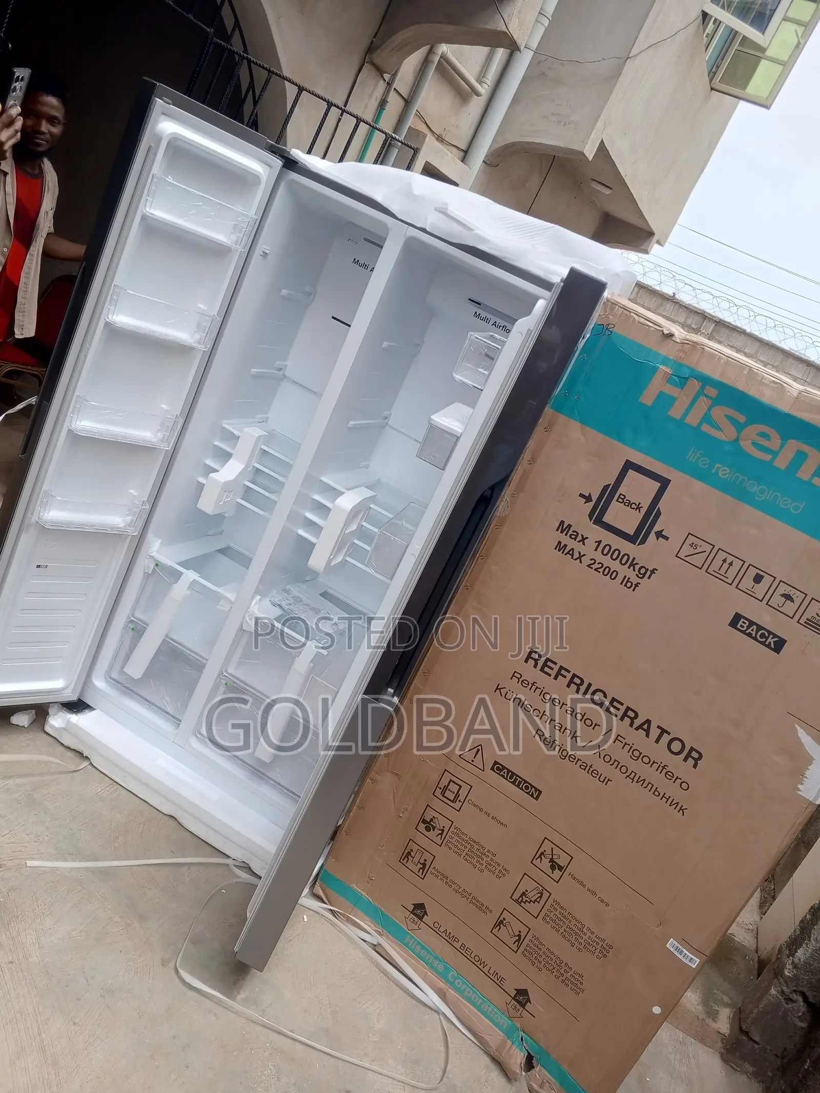 Hisense Rc-67ws Side by Side Ultimate Fast Cooling Fridge
