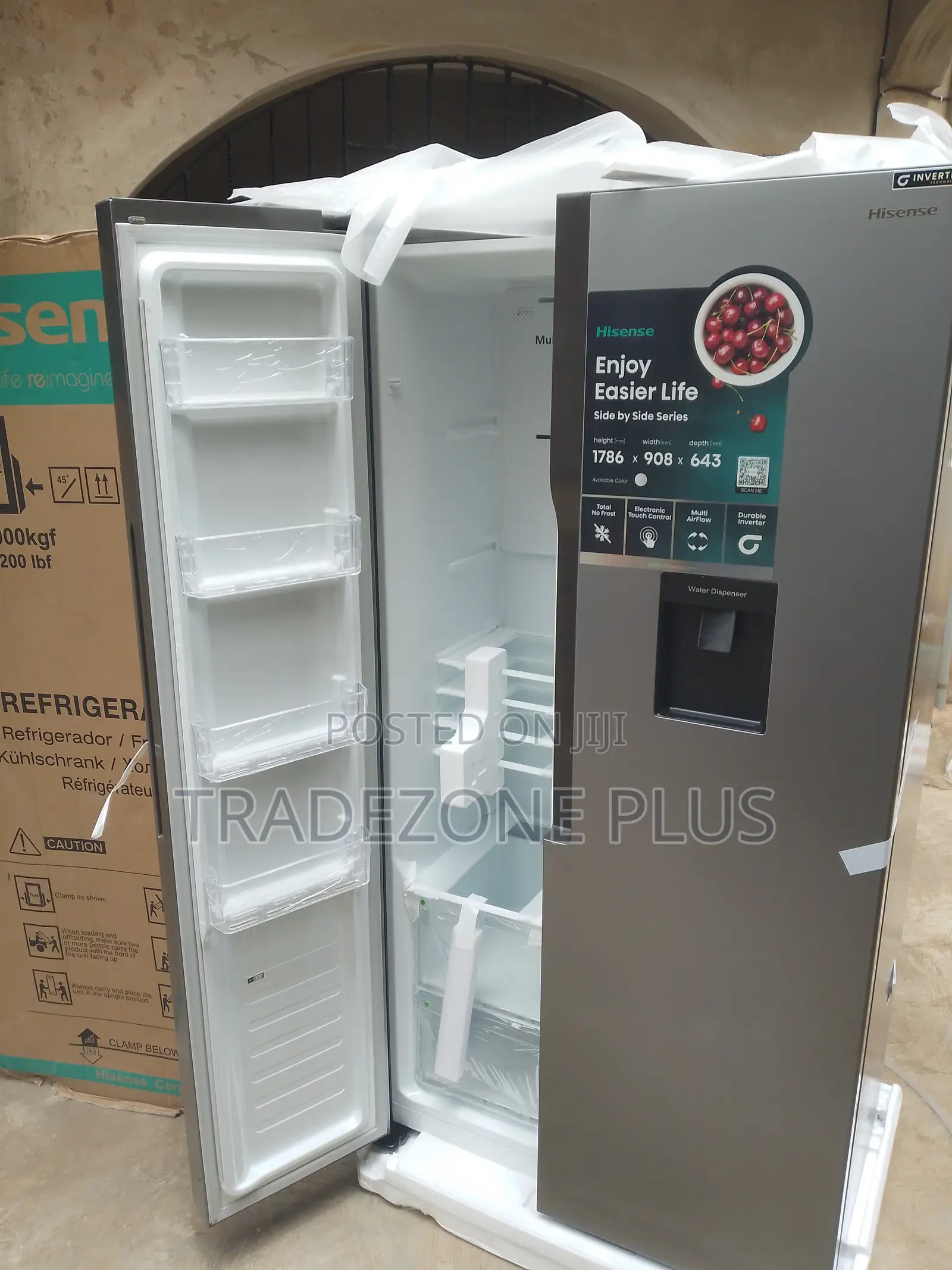 Hisense Rc-67ws Smart Cooling Technology Refrigerator