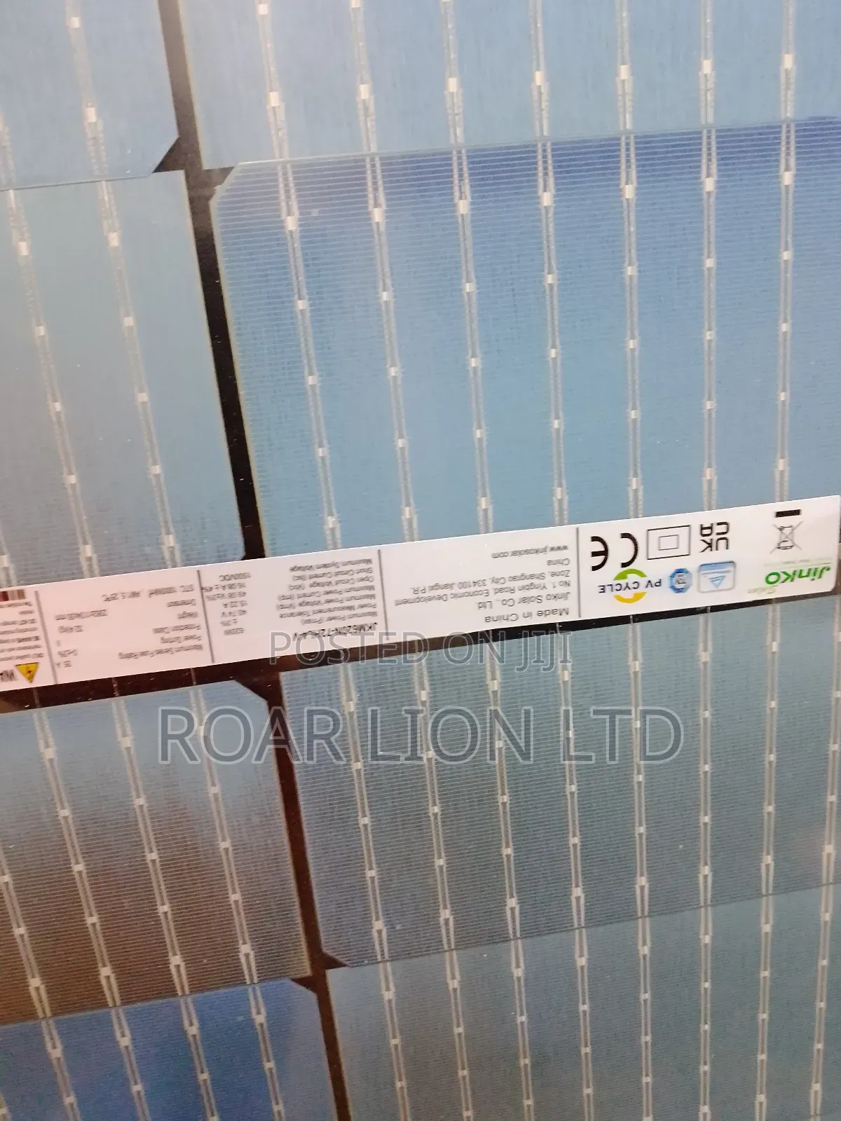 Jinko 620w Bi Facial Panel 156cells 9busbars
