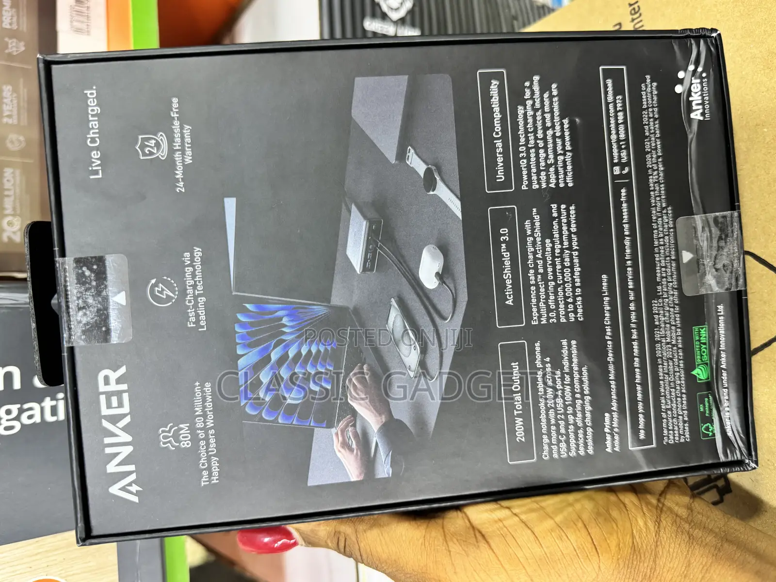 Anker Prime Charger (200w, 6-Port, Gan)