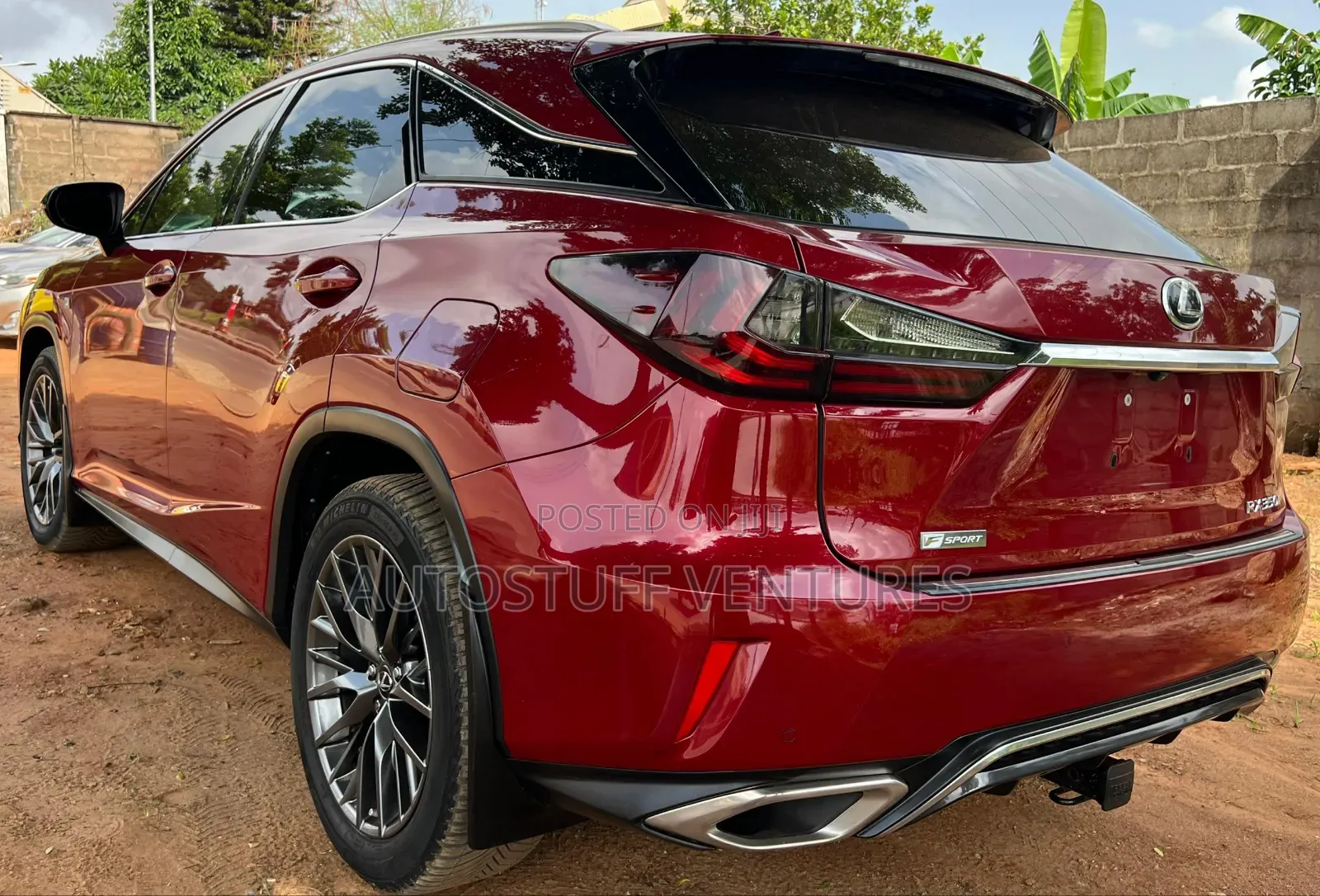 Lexus RX 350 F Sport AWD 2016 Red