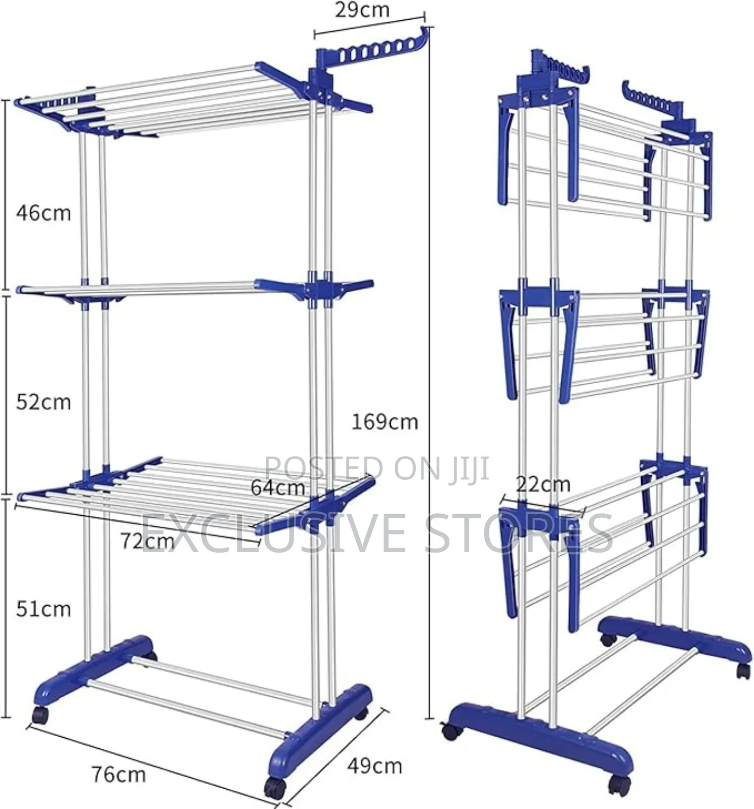 3tiers Outdoor Cloth Dryer