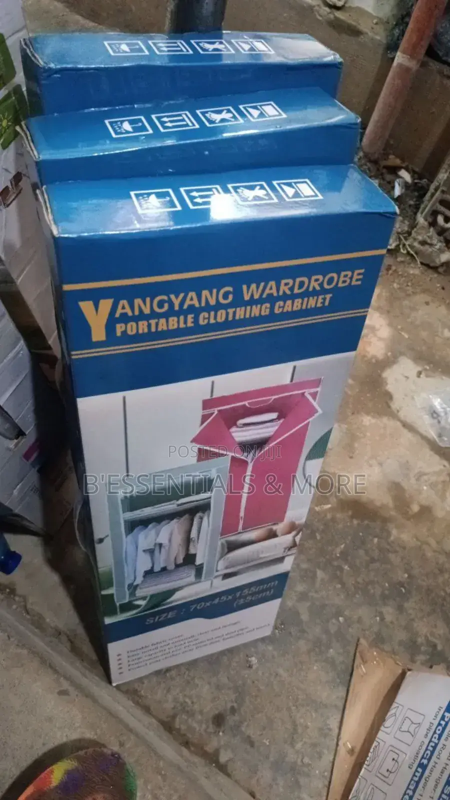 Single Portable Clothing Wardrobe
