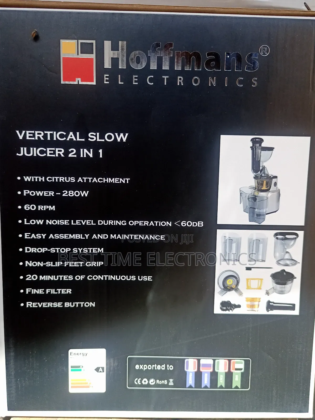 Hoffman's 2in1 Slow Juicer