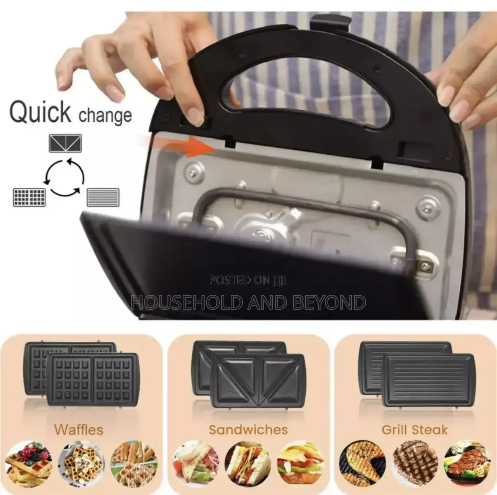 3 in 1 Sokany Sandwich Maker/Toaster