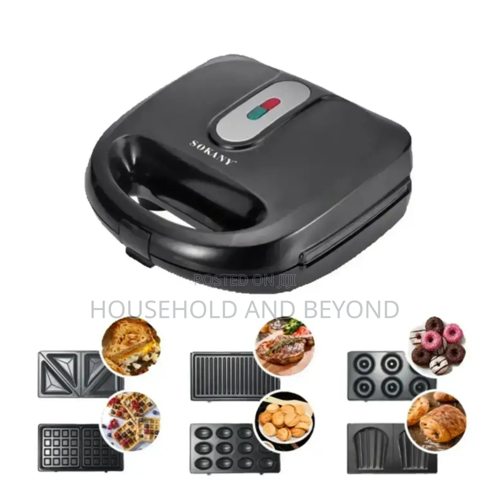 6 in 1 Sokany Sandwich Maker Toaster