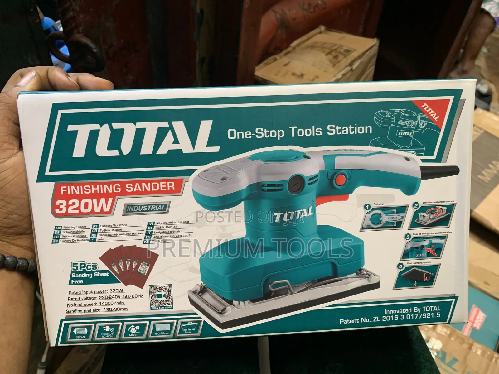 Total Finishing Sander 320w