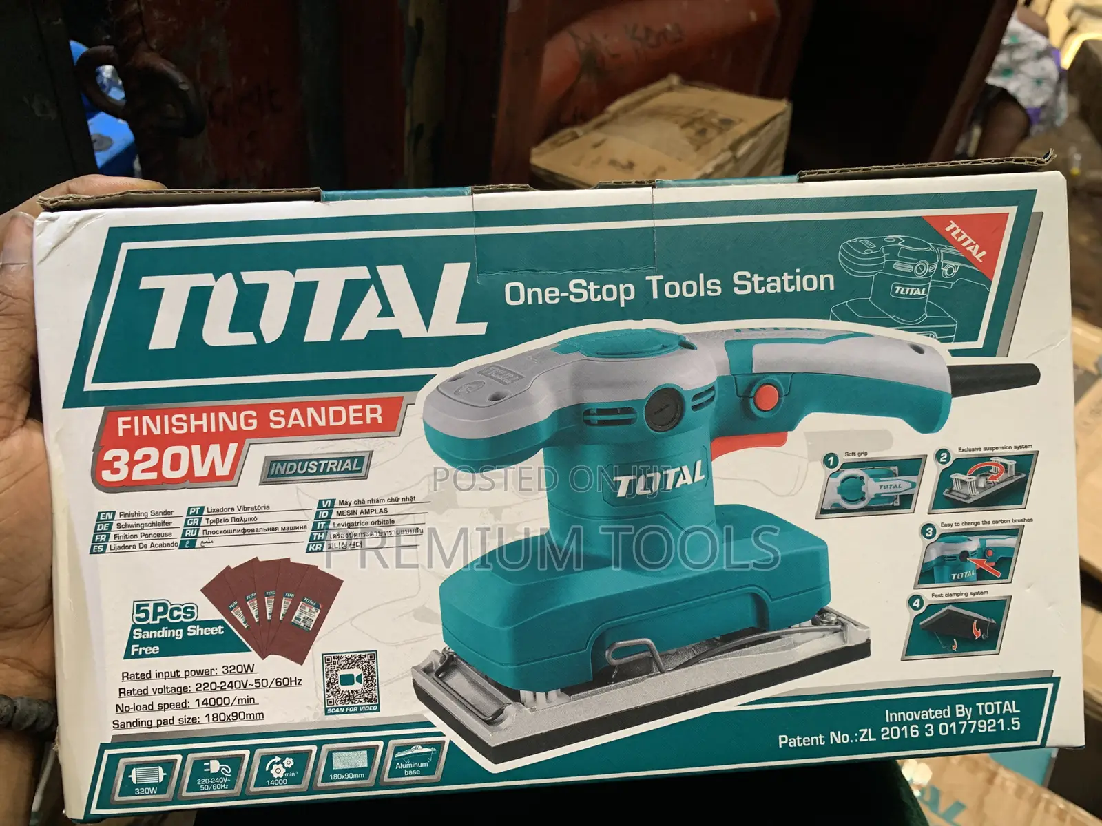 Total Finishing Sander 320w