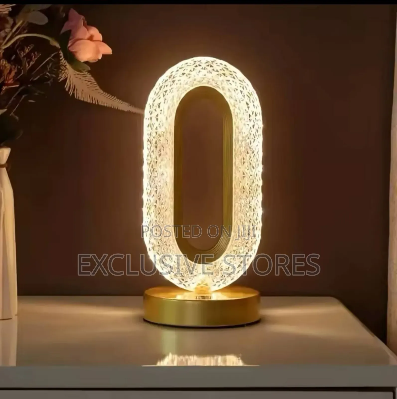 Bedside Crystal Lamp