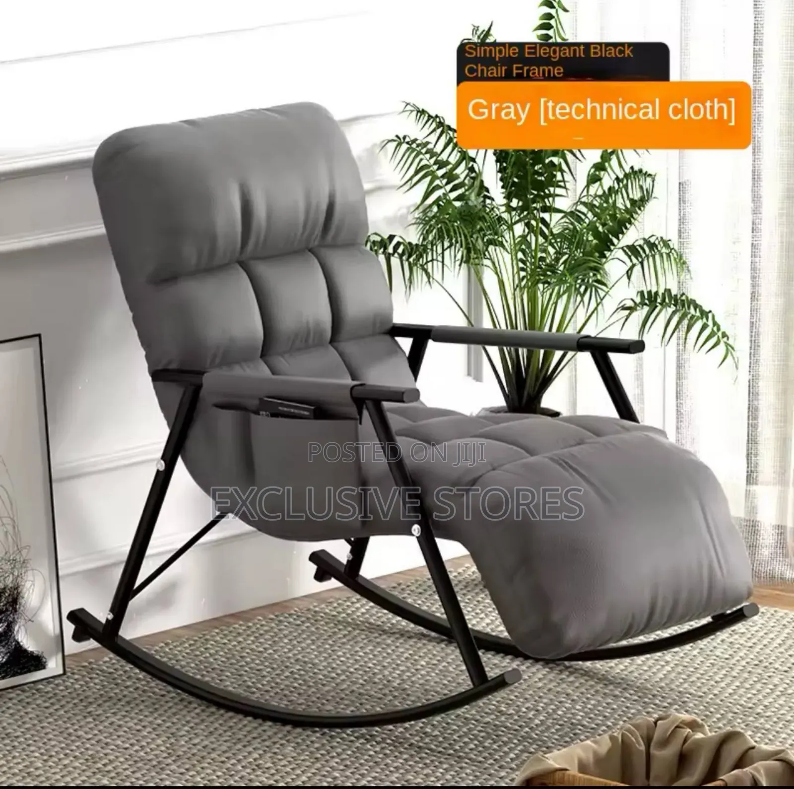 Breathable Adjustable Gear Rocking Chair