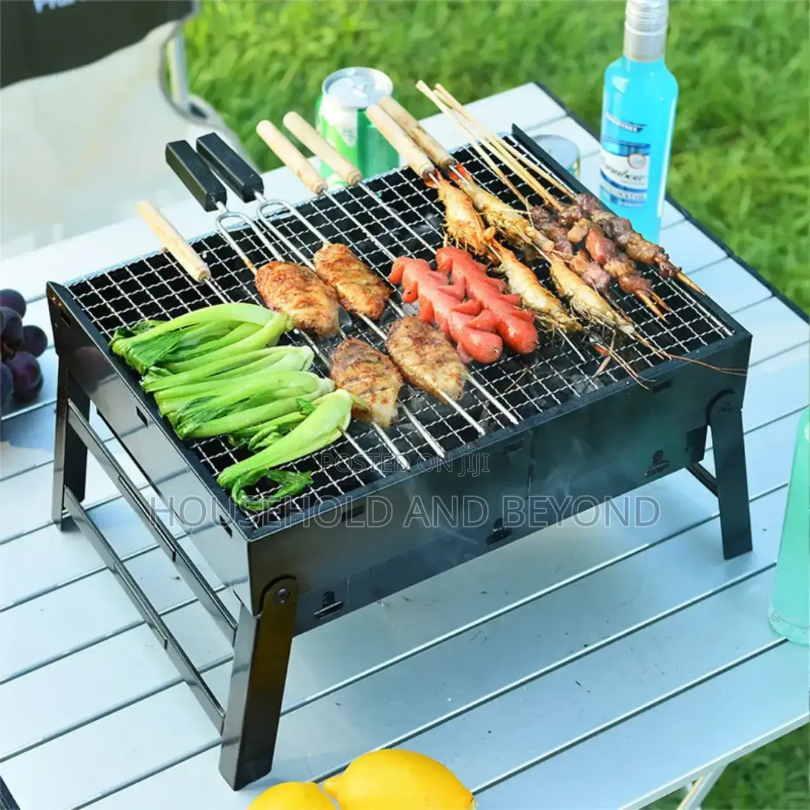 Foldable Portable Barbecue Grill
