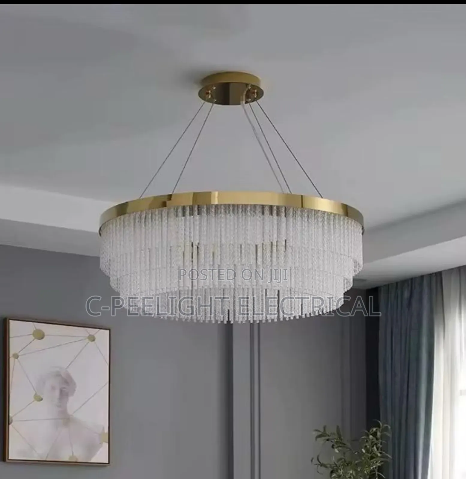 Led Christal Chandelier Night