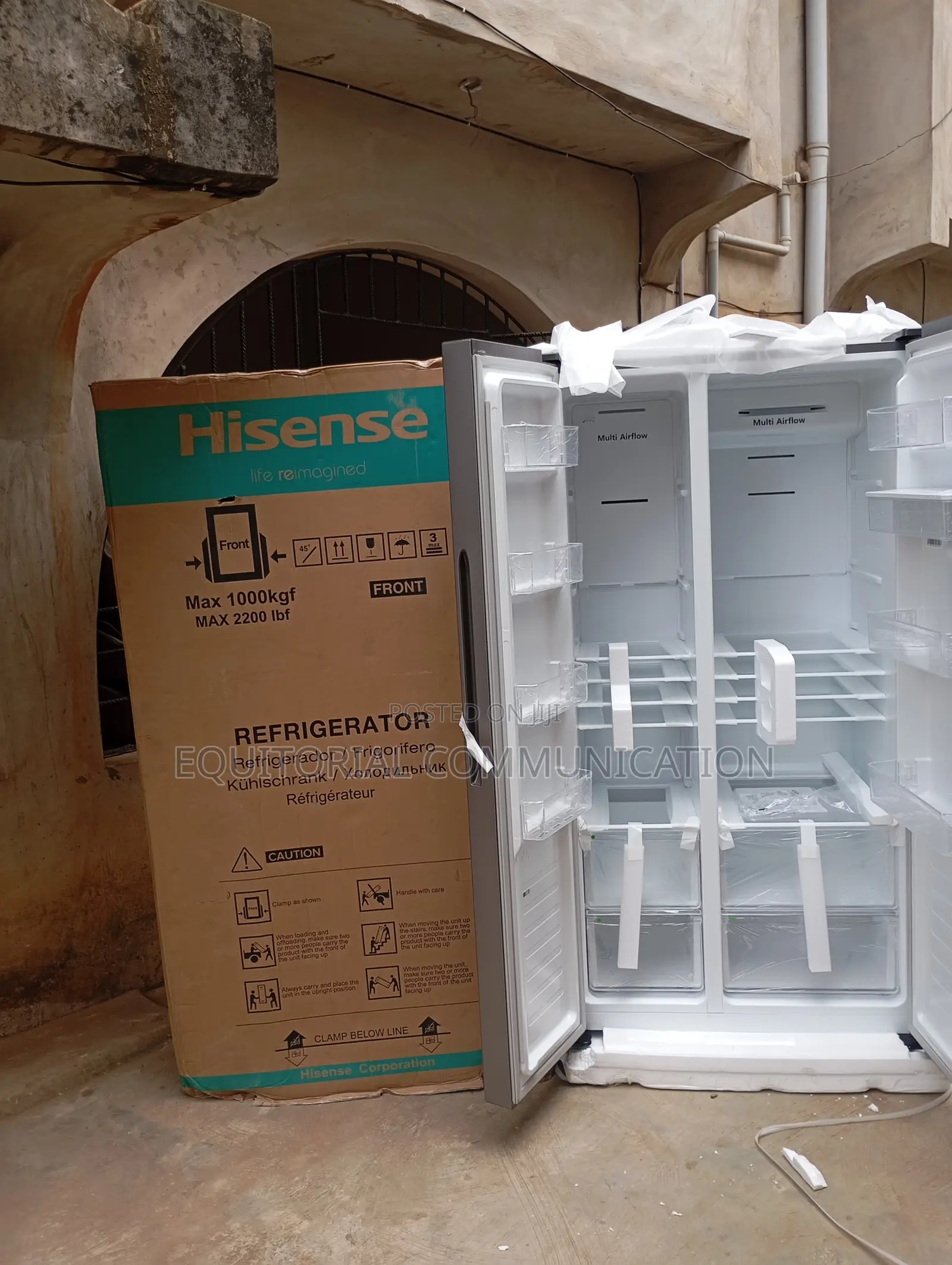 Hisense 519l Cryogenic Side by Side Refrigerator Rc-67ws