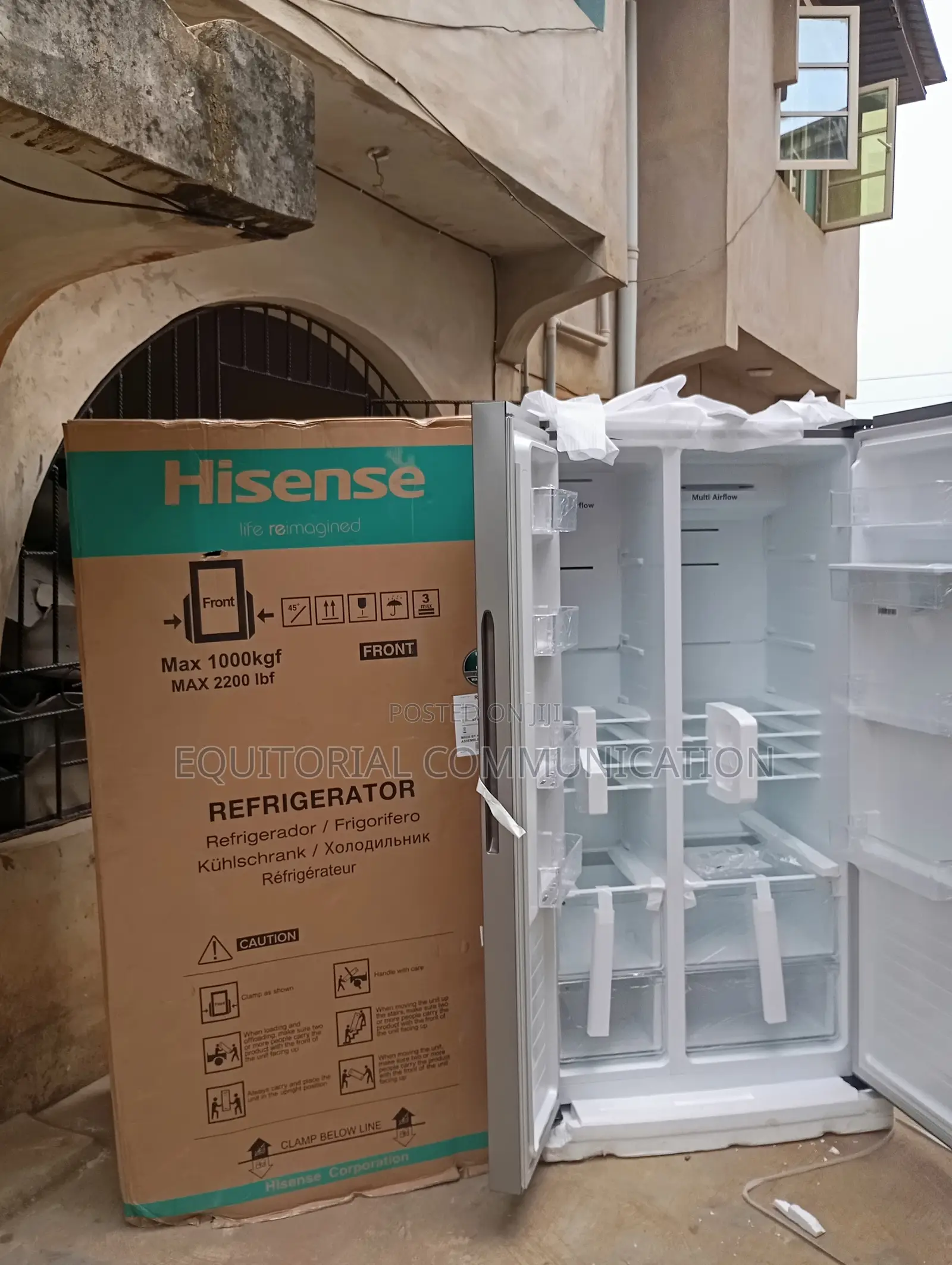 Hisense 519l Cryogenic Side by Side Refrigerator Rc-67ws