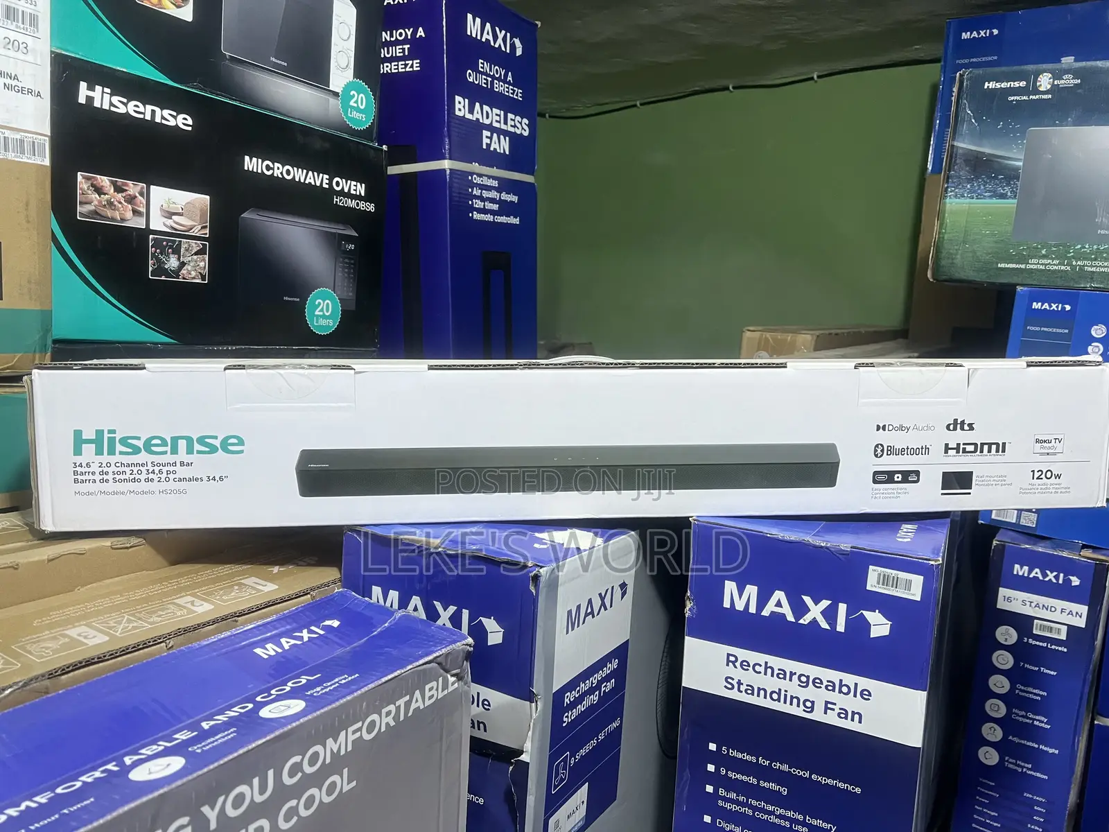 Hisense 120watts Single Soundbar