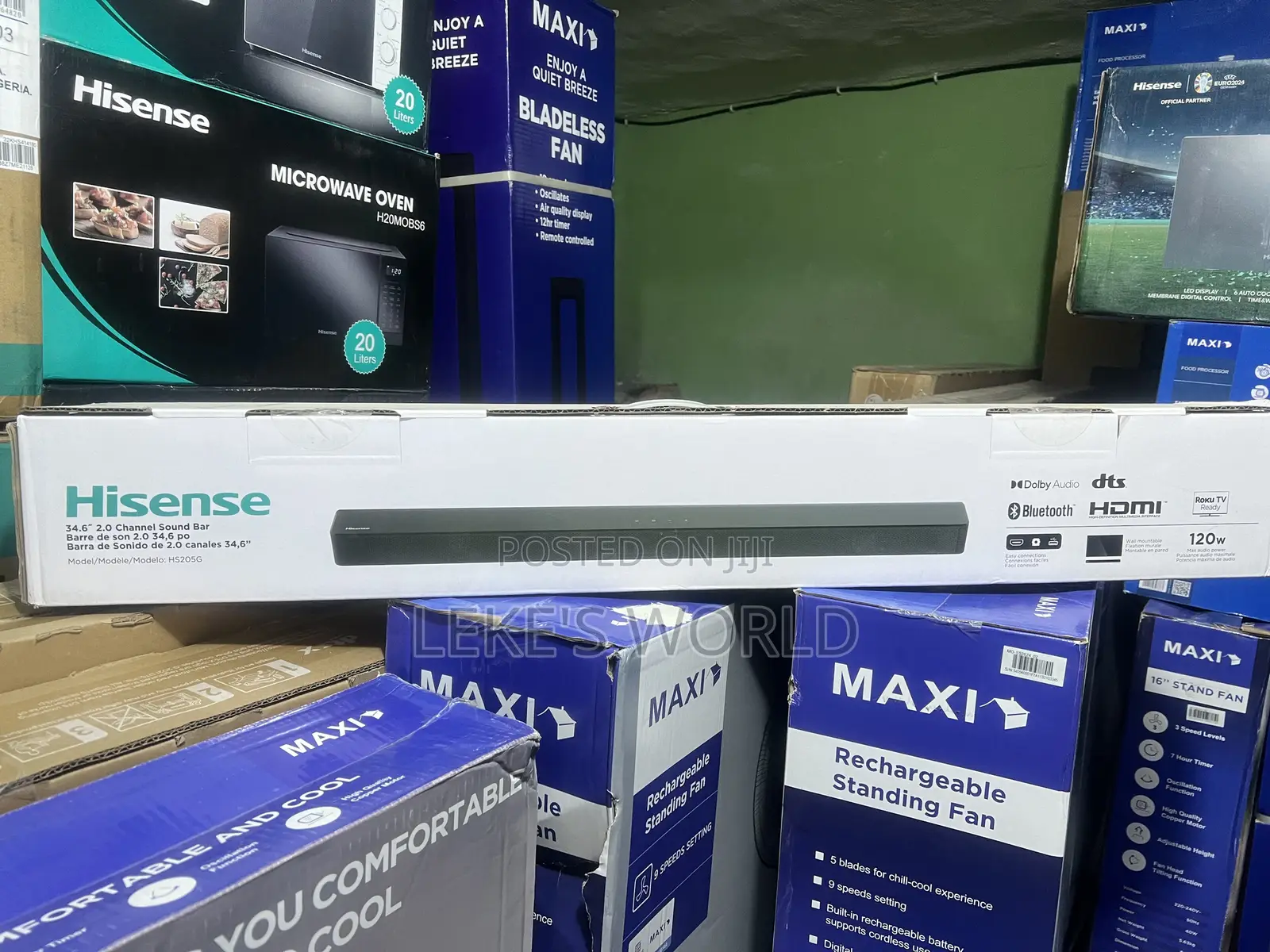 Hisense 120watts Single Soundbar
