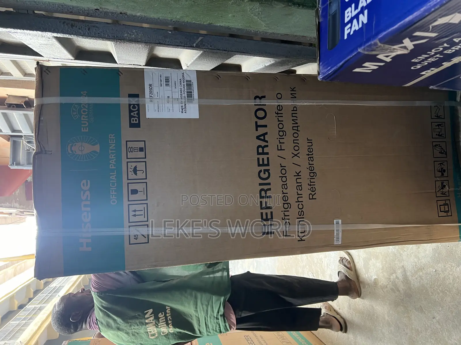 204l Hisense Double Door Refrigerator With Despenser