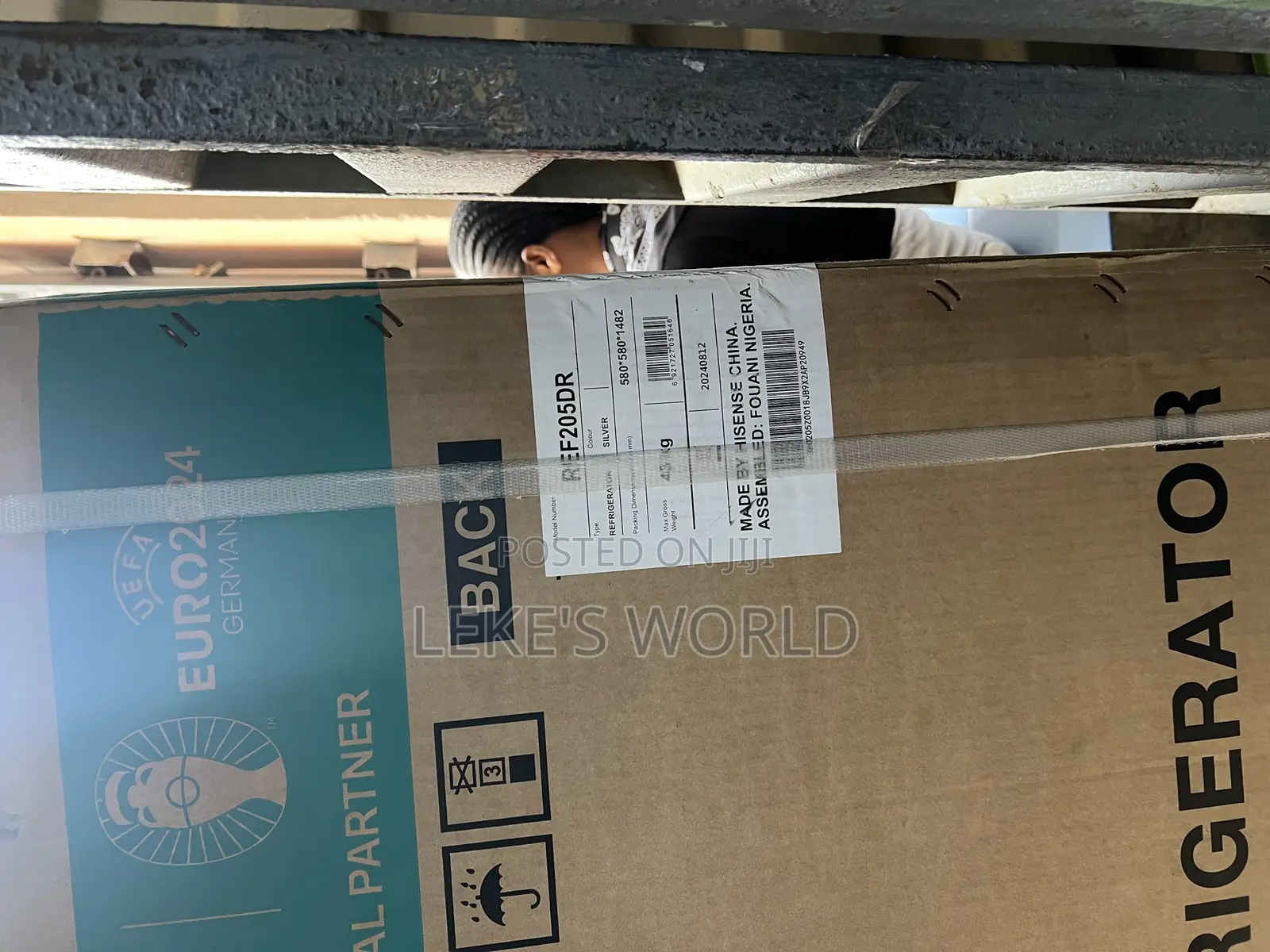 204l Hisense Double Door Refrigerator With Despenser