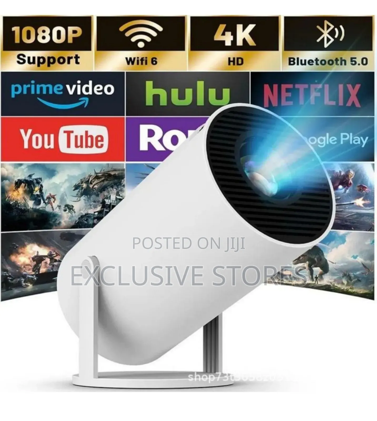 Smart Projector Freestyle Led 5g Wifi With Remote
