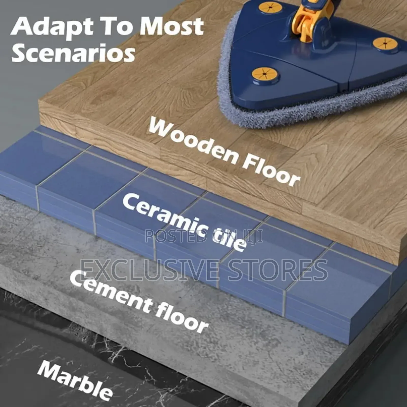 Triangular Floor Mop 360°