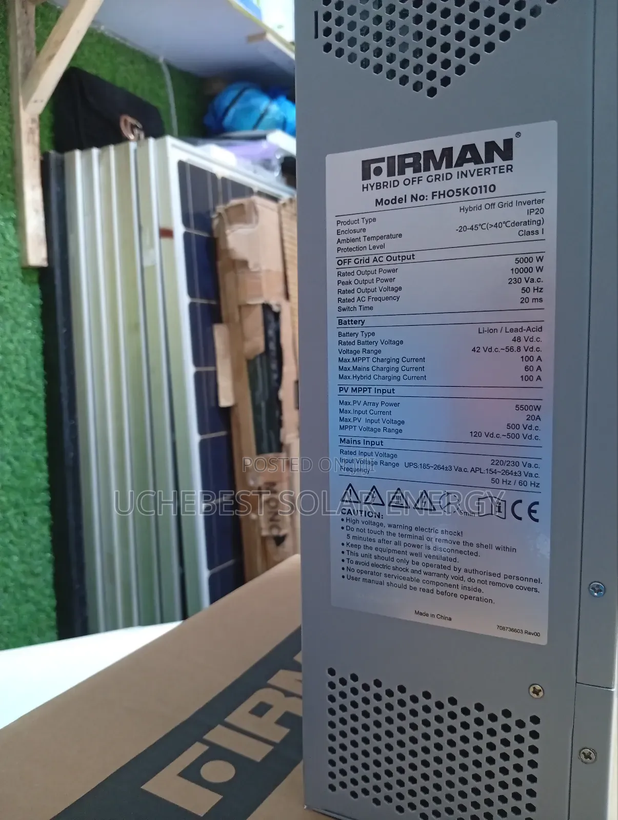 5kav/48v Hybrids Firman Inverter
