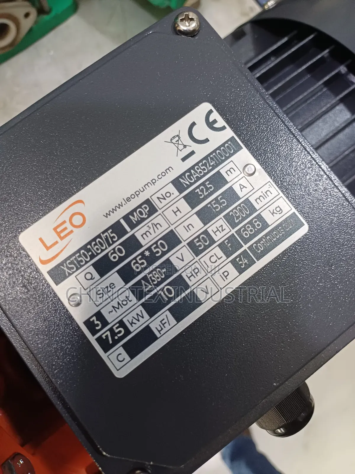 Leo Surface Water Transfer Pump 7.5kw/10hp 380v