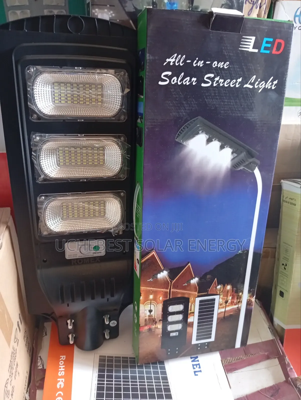 150w/12 Led 3 in 1 Solar Street Lights