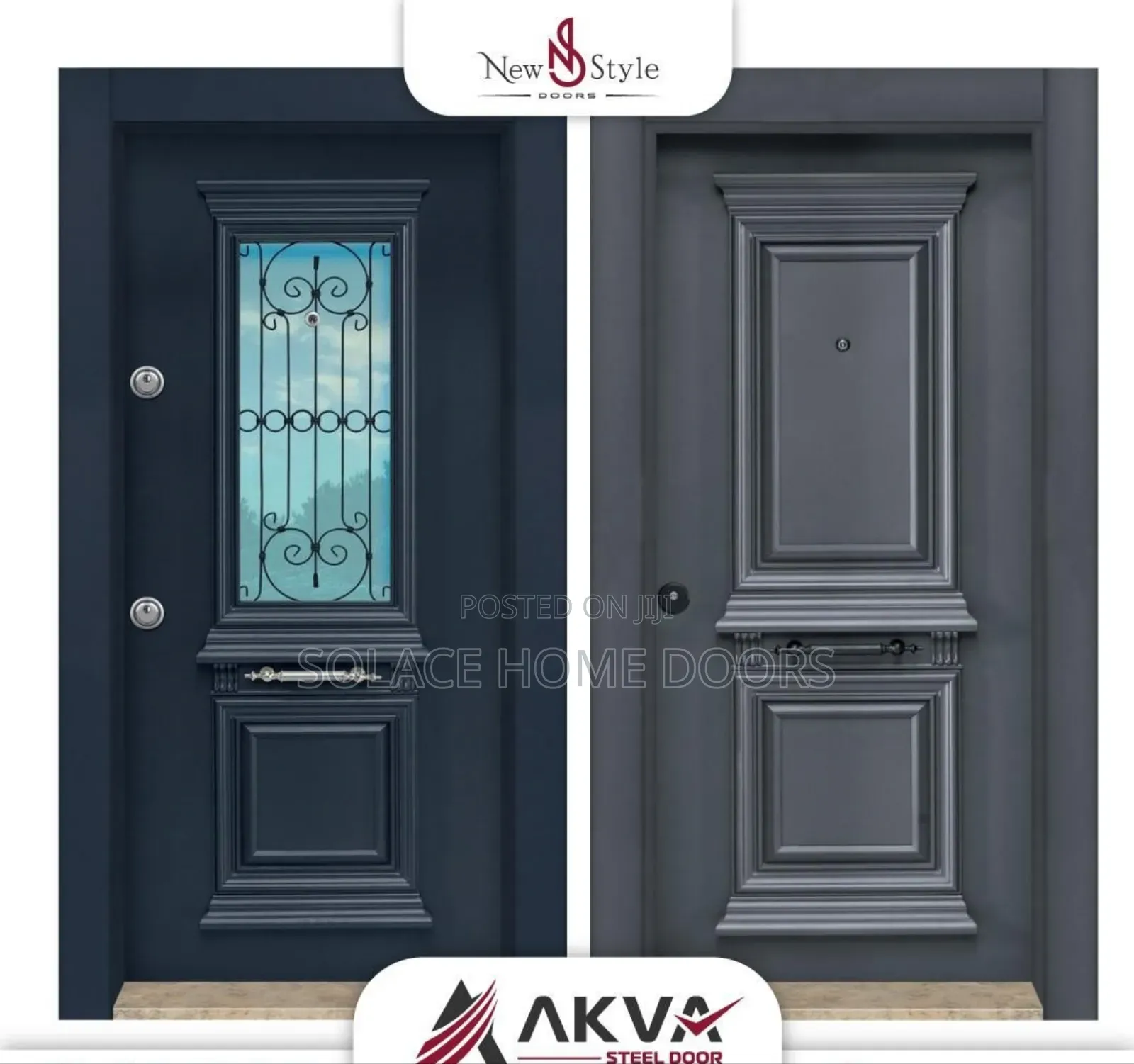 4ft Single Opening Israeli Decorative Security Door