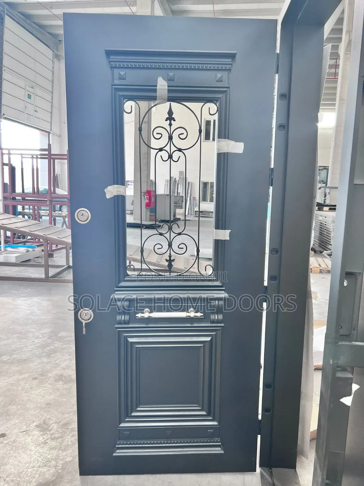 4ft Single Opening Israeli Decorative Security Door