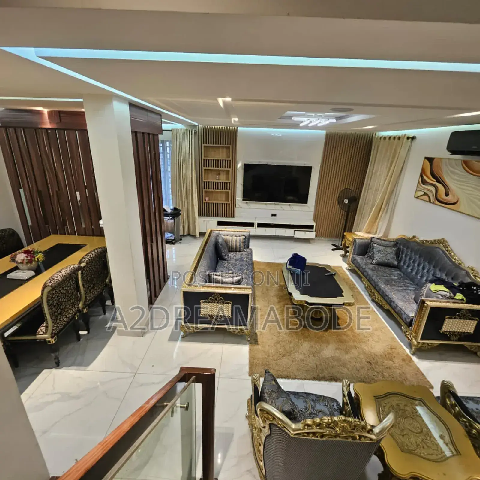 Furnished 5bdrm Duplex in Adeniyi Jones for rent
