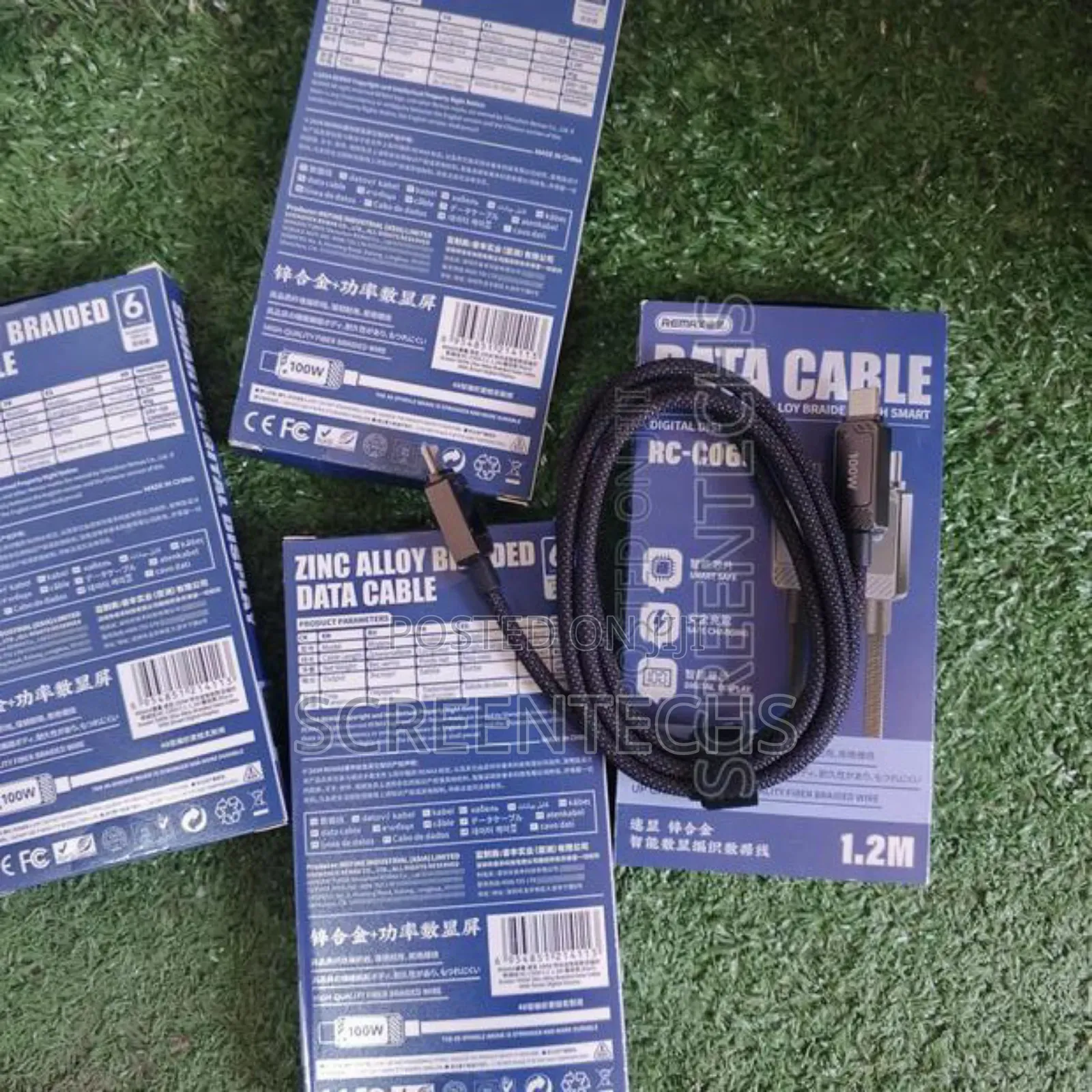 100watts Digital Display USB Type-C Charging Cord