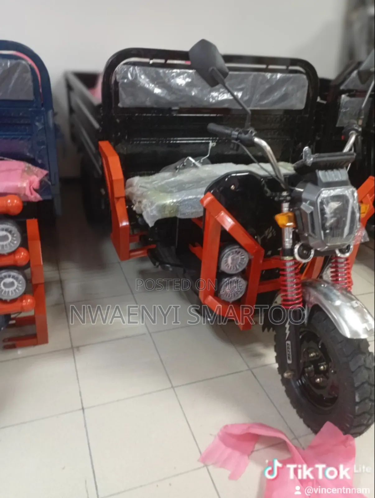1800w Battery Cargo Tri Cycle