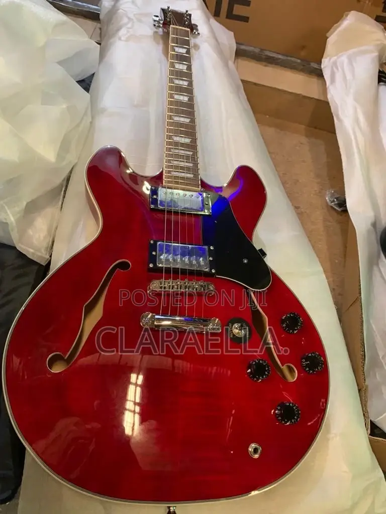 Semi-Hollow Body Electric Guitar