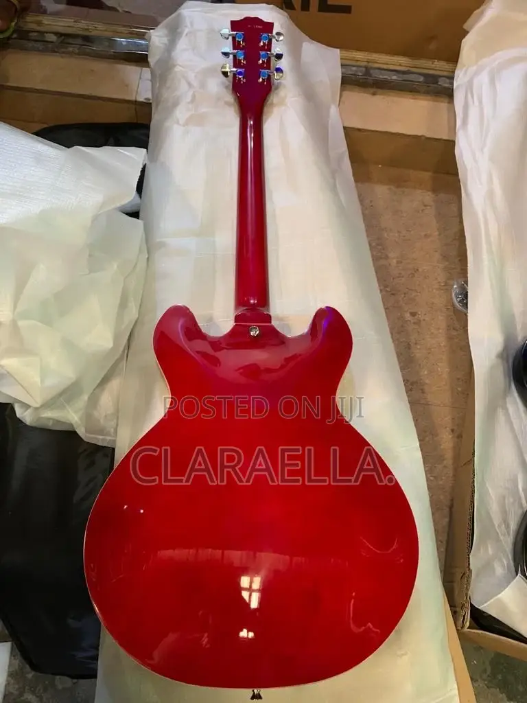 Semi-Hollow Body Electric Guitar