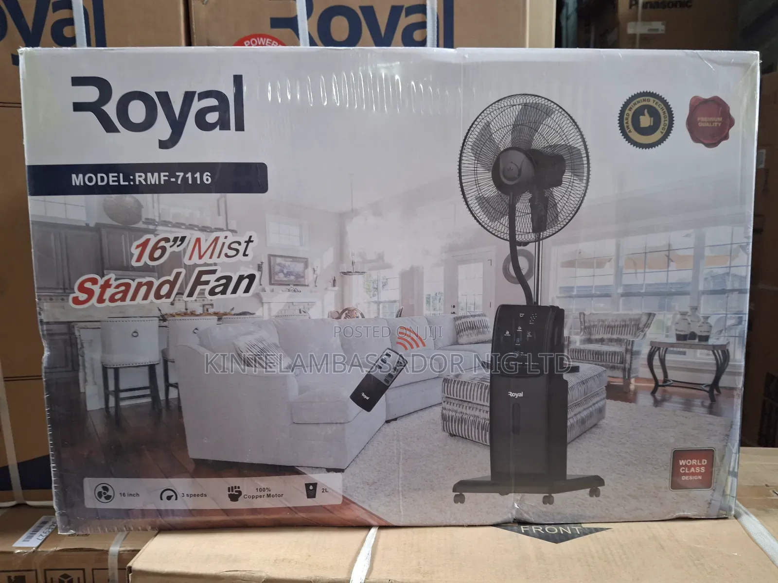 16" Royal Mist Fan - RMF - 7116