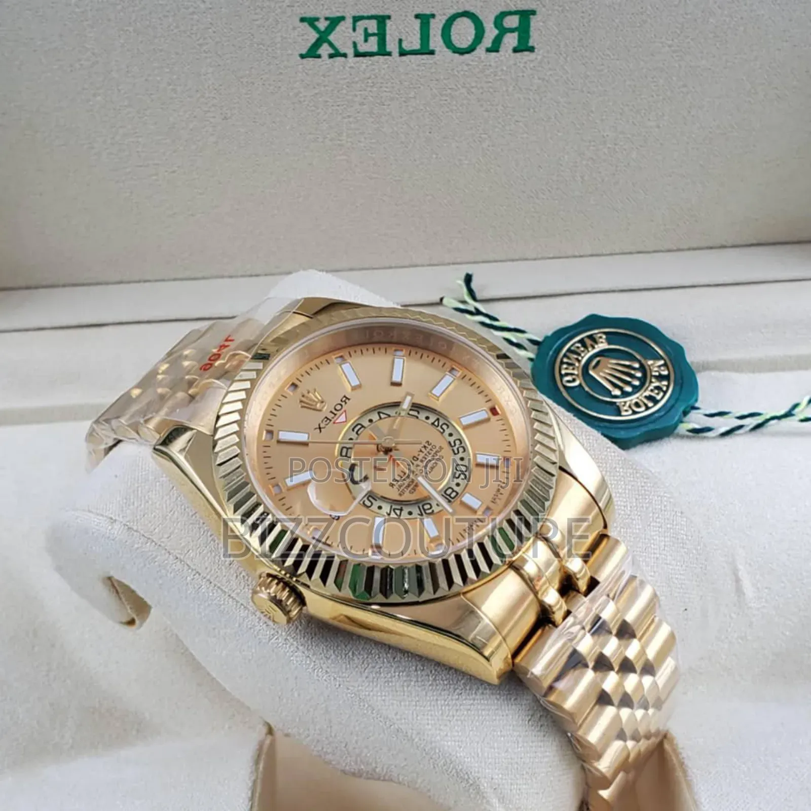 Original Rolex Sky-Dweller Gold Stainless Steel Watch