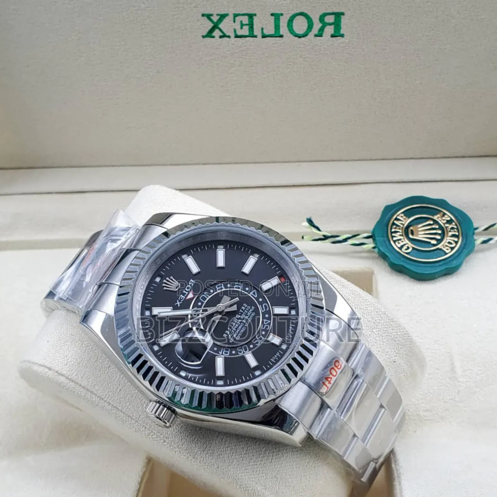 Original Rolex Sky-Dweller Silver Stainless Steel Watch