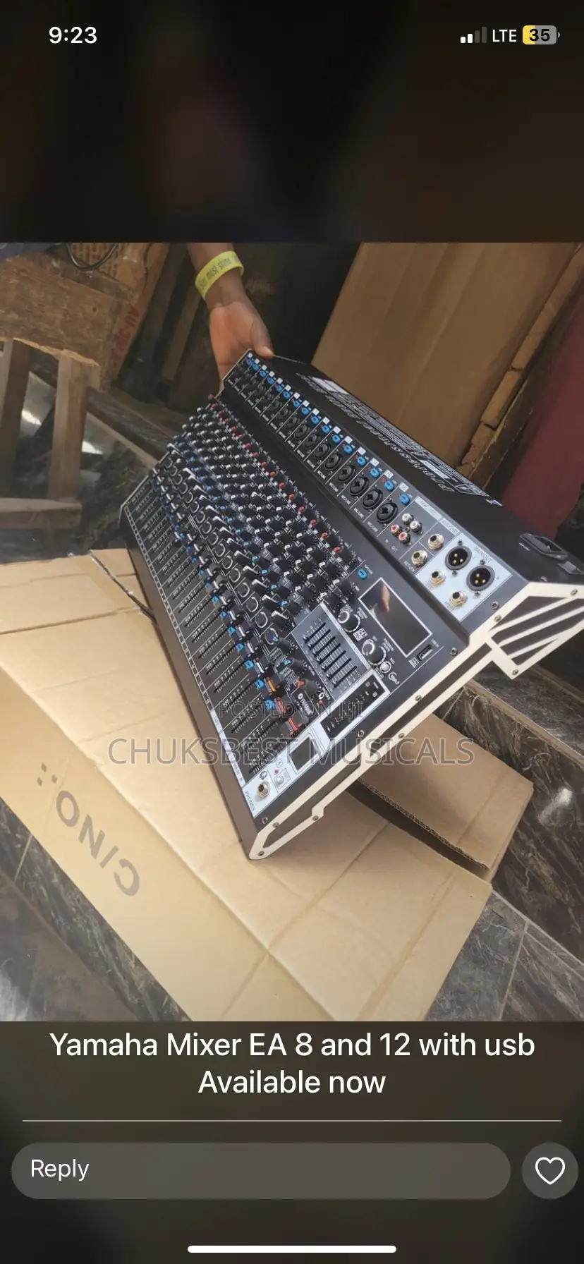 Yamaha Mixer Ea 8 and 12 With Us