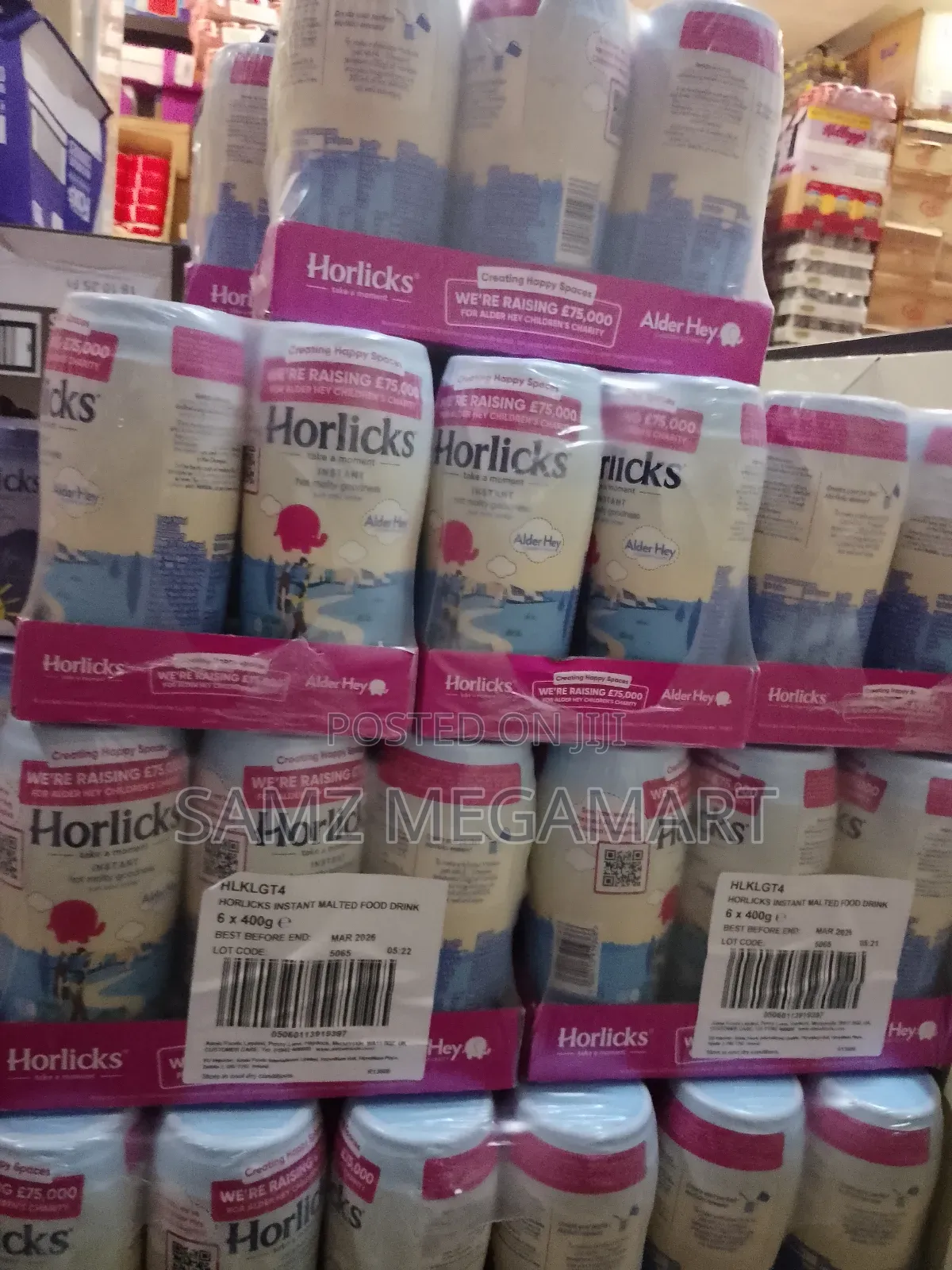 Horlicks Instant Malted 6x400g