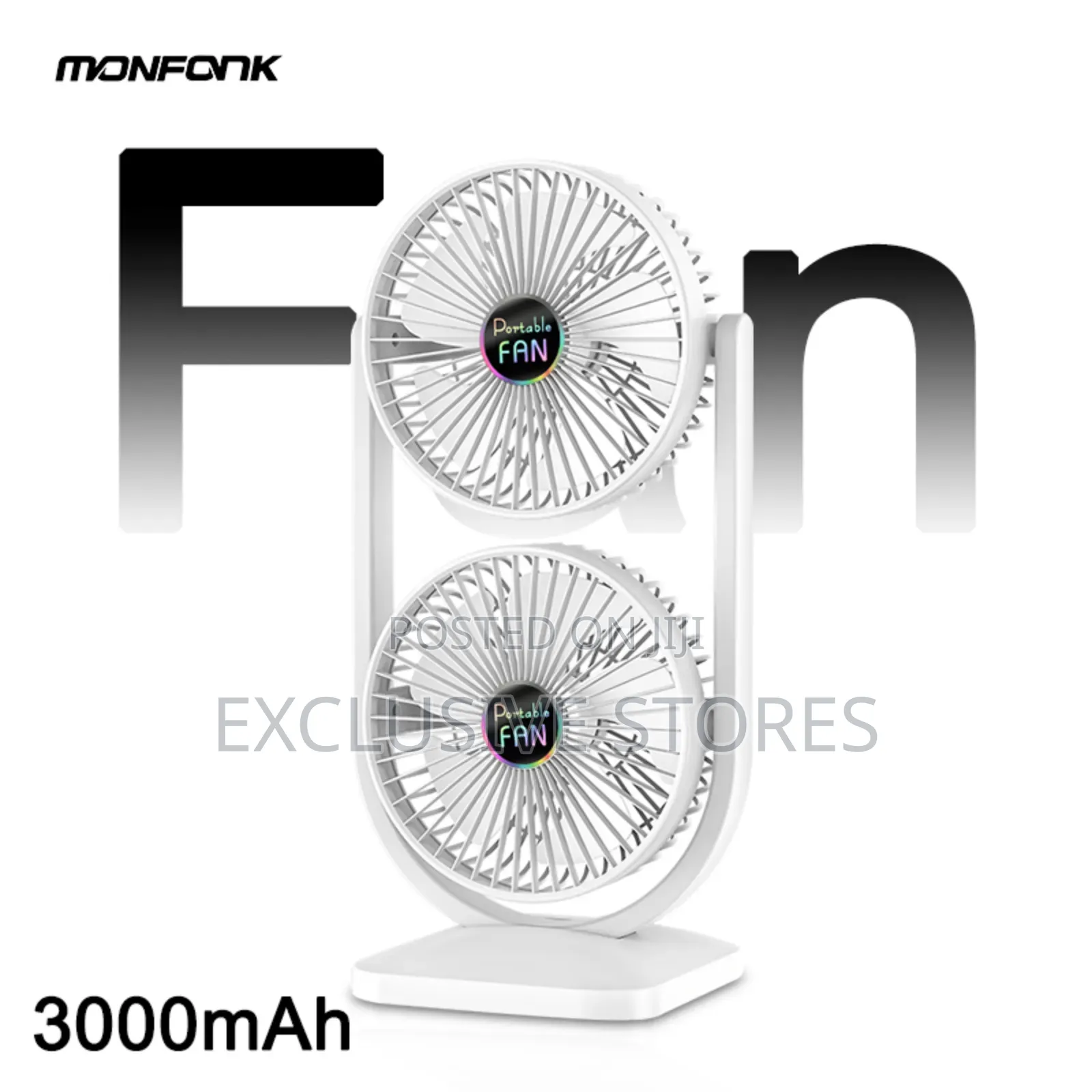 Coolness Double Desktop Fan