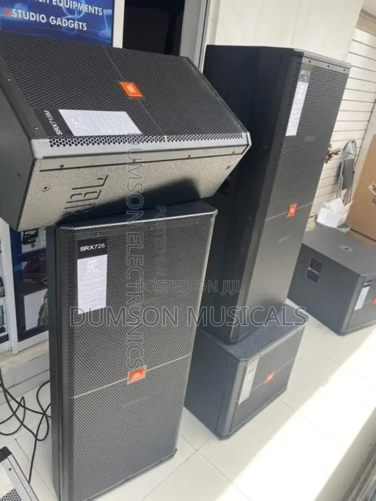 JBL Full Range Speaker, 15 Inches Floor Monitor Single Sub