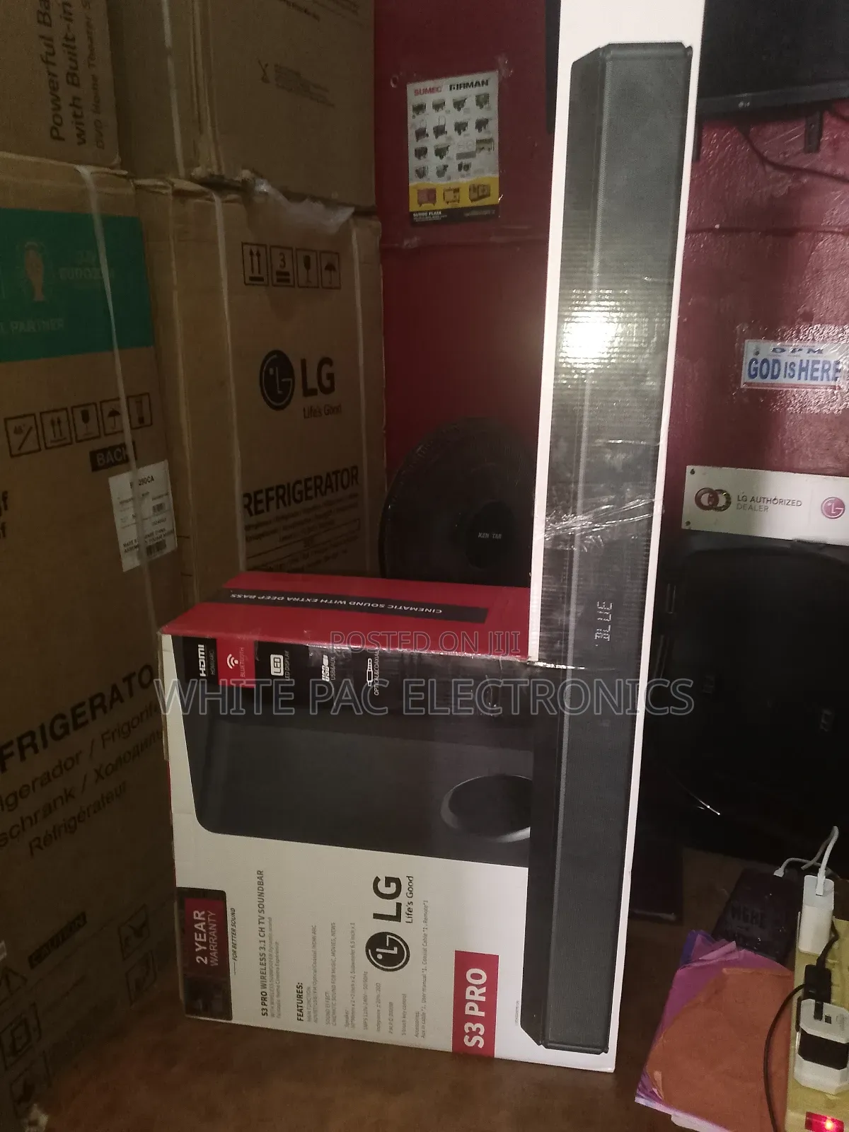 New One >Lg Wireless 2000watts Soundbar Classic Sound > 2yrs