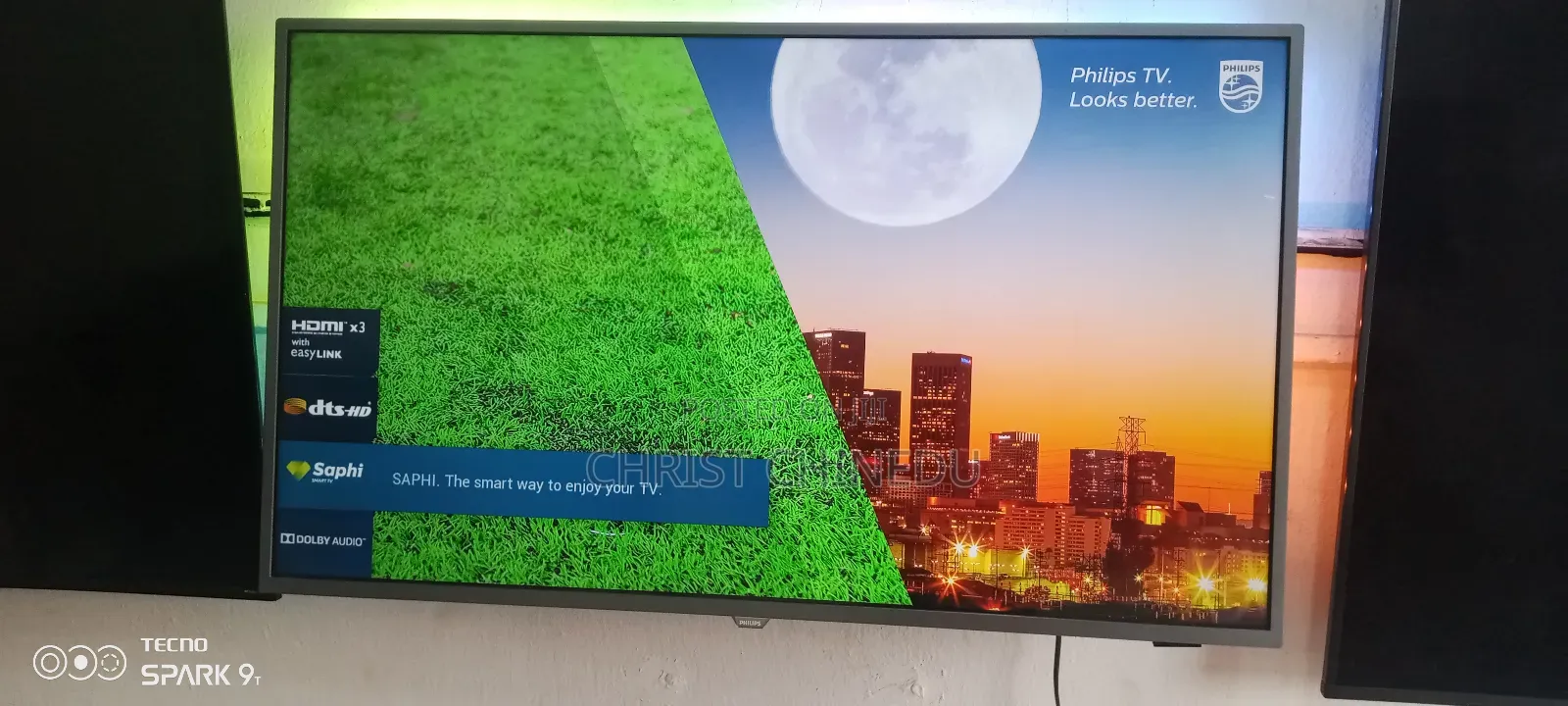 Original Direct Uk Neatly Used 43inches Philip Smart Tv