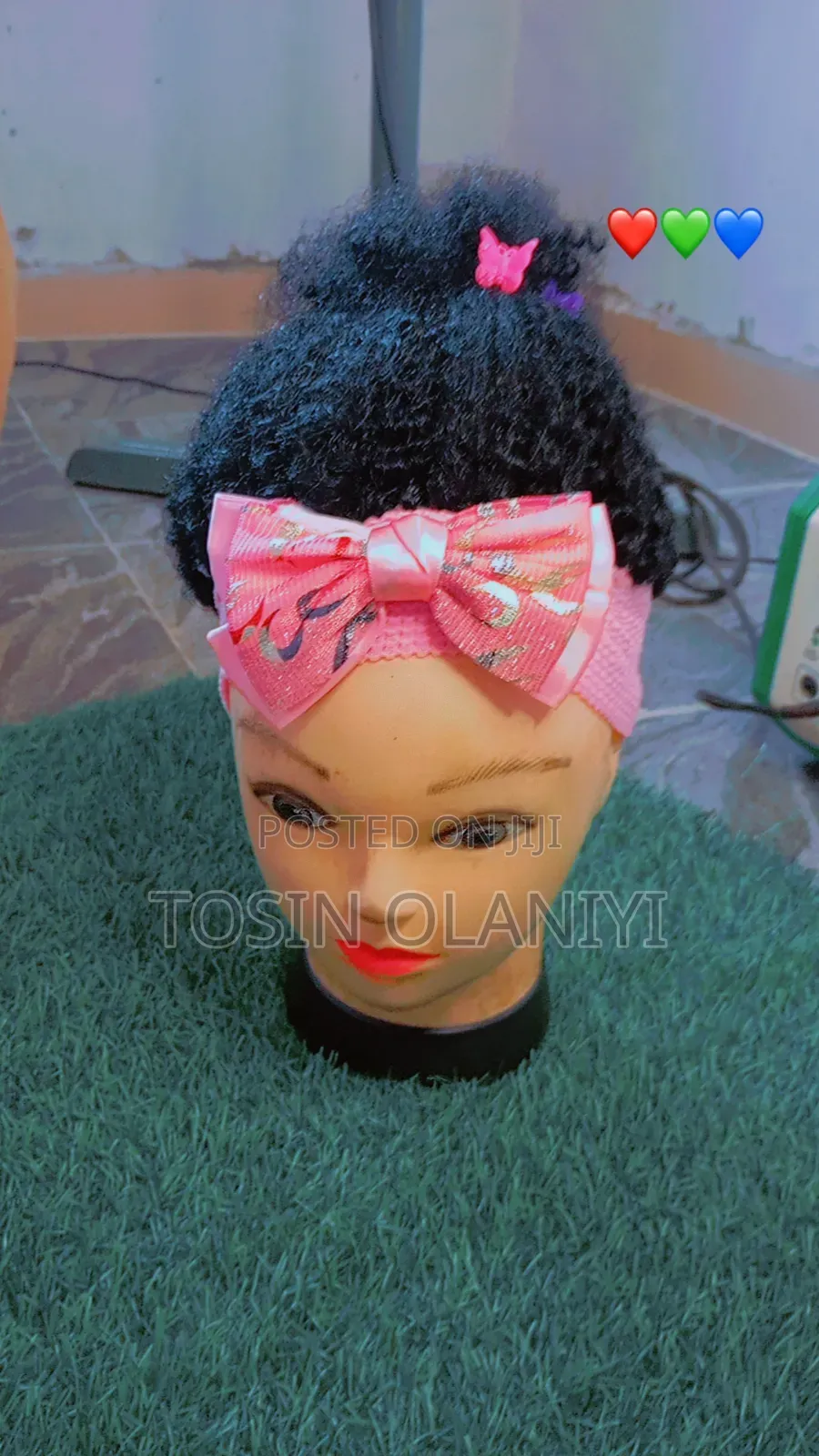 Children's Afro Wig With Headband