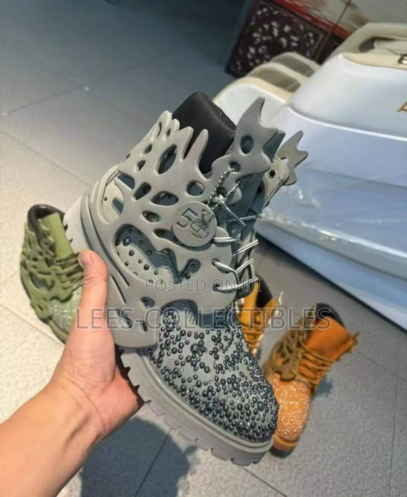 Timberland Custom Swarovski Sneakers