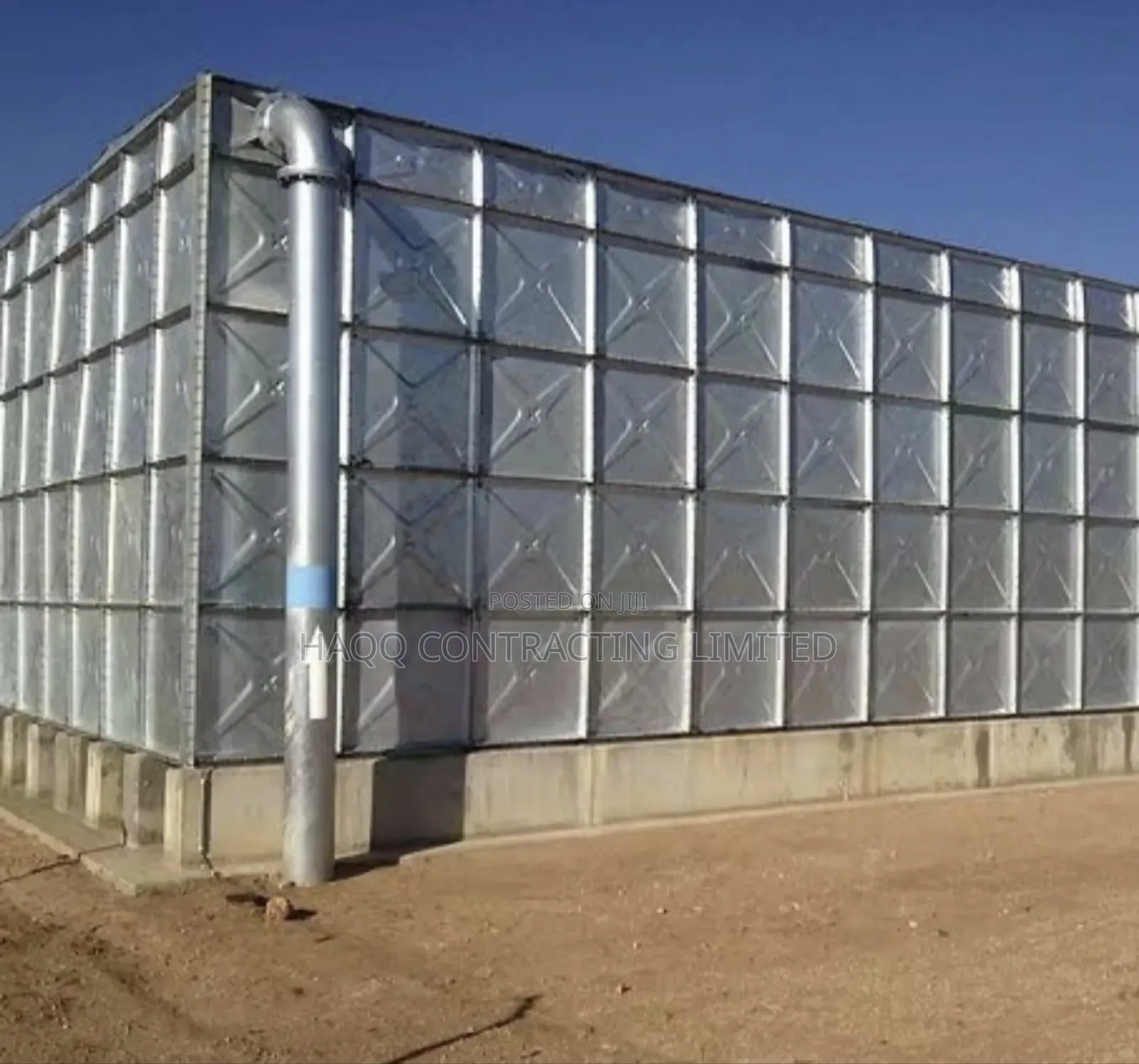 Braithwaite Pressed Steel Hot Deep Galvanized Steel Tank