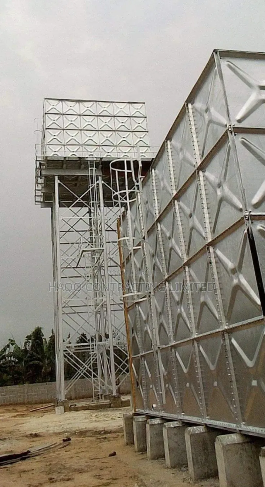 500 Cubic Litres Water Tank , Braithwaite Pressed Steel