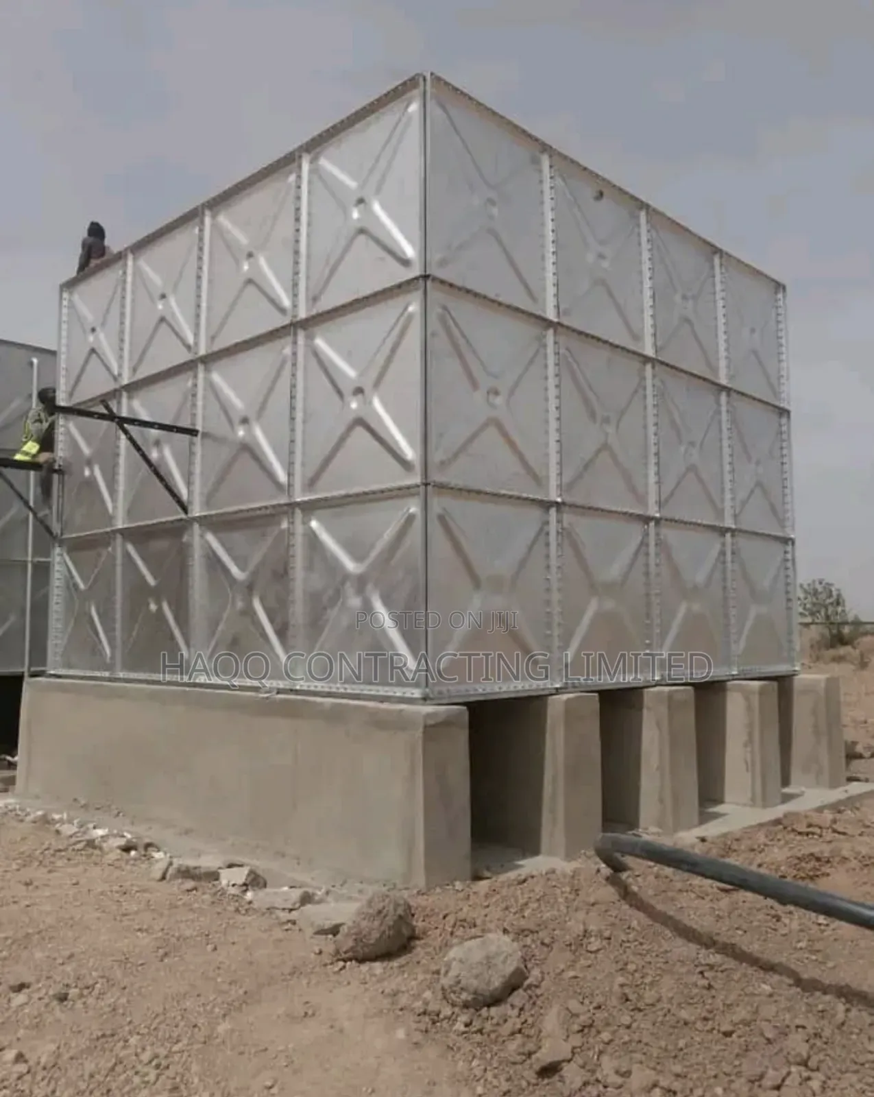 Braithwaite Pressed Steel Tank 136,000 Litres Capacity