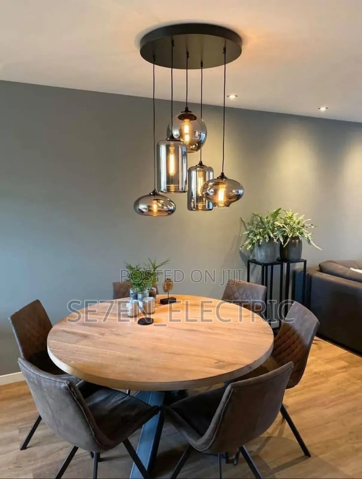 5in1 Nordic Cognac Glass Light